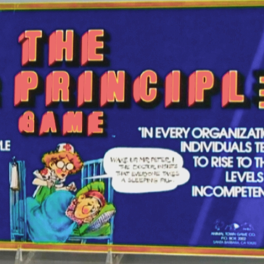 Vintage collectors board game The Peter Principal Game 1970's
